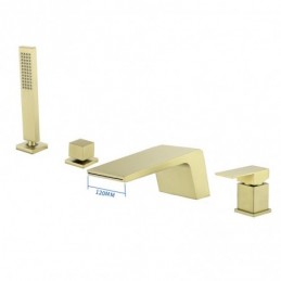 Sistema de Duche em Dourado...