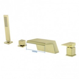 Sistema de Duche em Dourado...